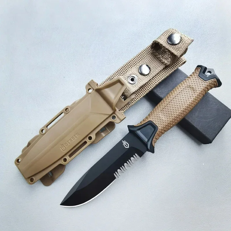 Bushcraft Knife Fixed - Outdoor-zakmes Multifunctioneel kampeermes met hoge hardheid