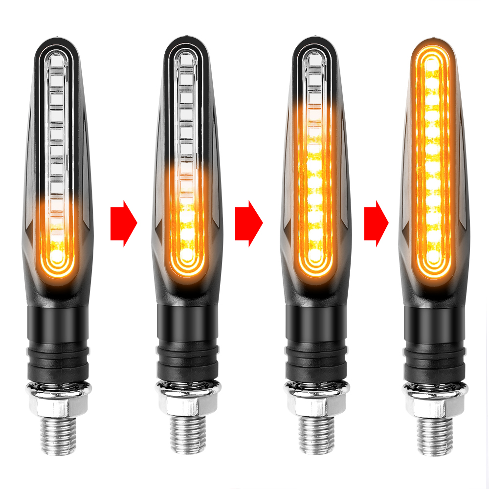 Sos Light Strobe - 2 Stuks Motorcycle Richtingaanwijzers Licht 12V