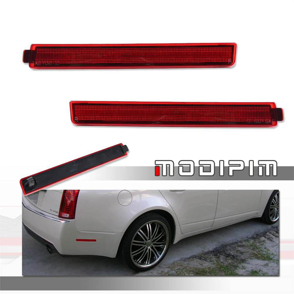Signal Flare Kit - Gerookte/Rode Lens Achterbumper Zijmarkering Parkeerlicht Spatbord