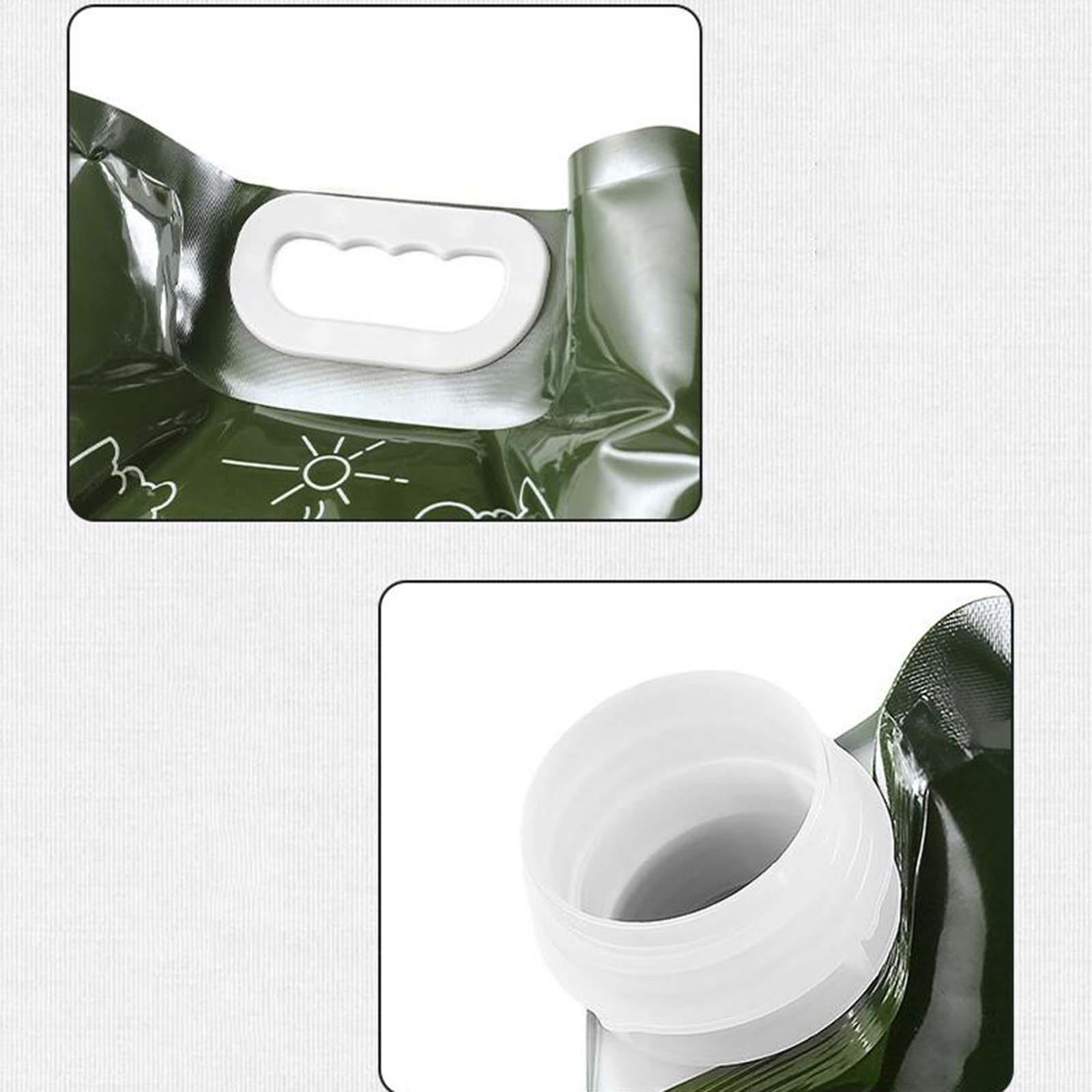 Water Bag Collapsible - 7,5L opvouwbare watertankcontainerzak met handvat, opvouwbare