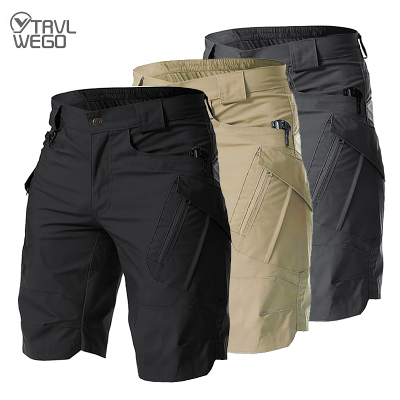 Fishing Kit Compact - TRVLWEGO Tactische cargoshorts voor heren, sneldrogende