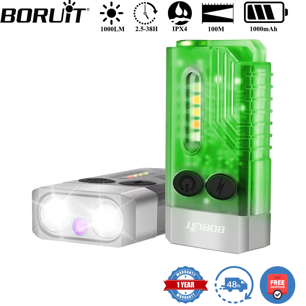 Fishing Kit Compact - BORUiT V10 sleutelhanger UV LED EDC