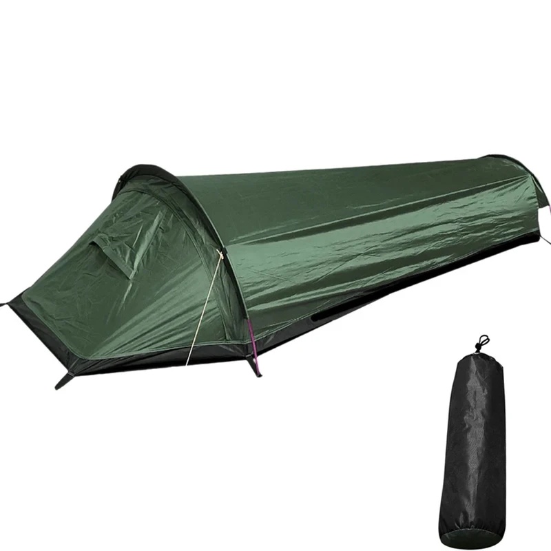 Emergency Mylar Tent - Eenpersoons kampeertent Ultralichte, compacte slaapzak voor