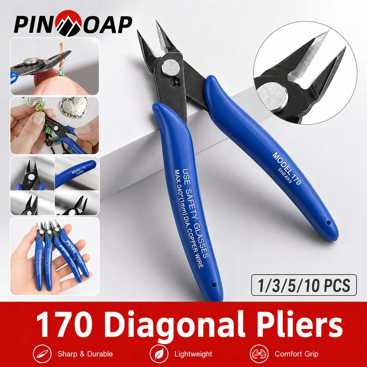 Multi Tool Plier - PINMOAP 170 Multifunctionele tang, zware uitvoering,