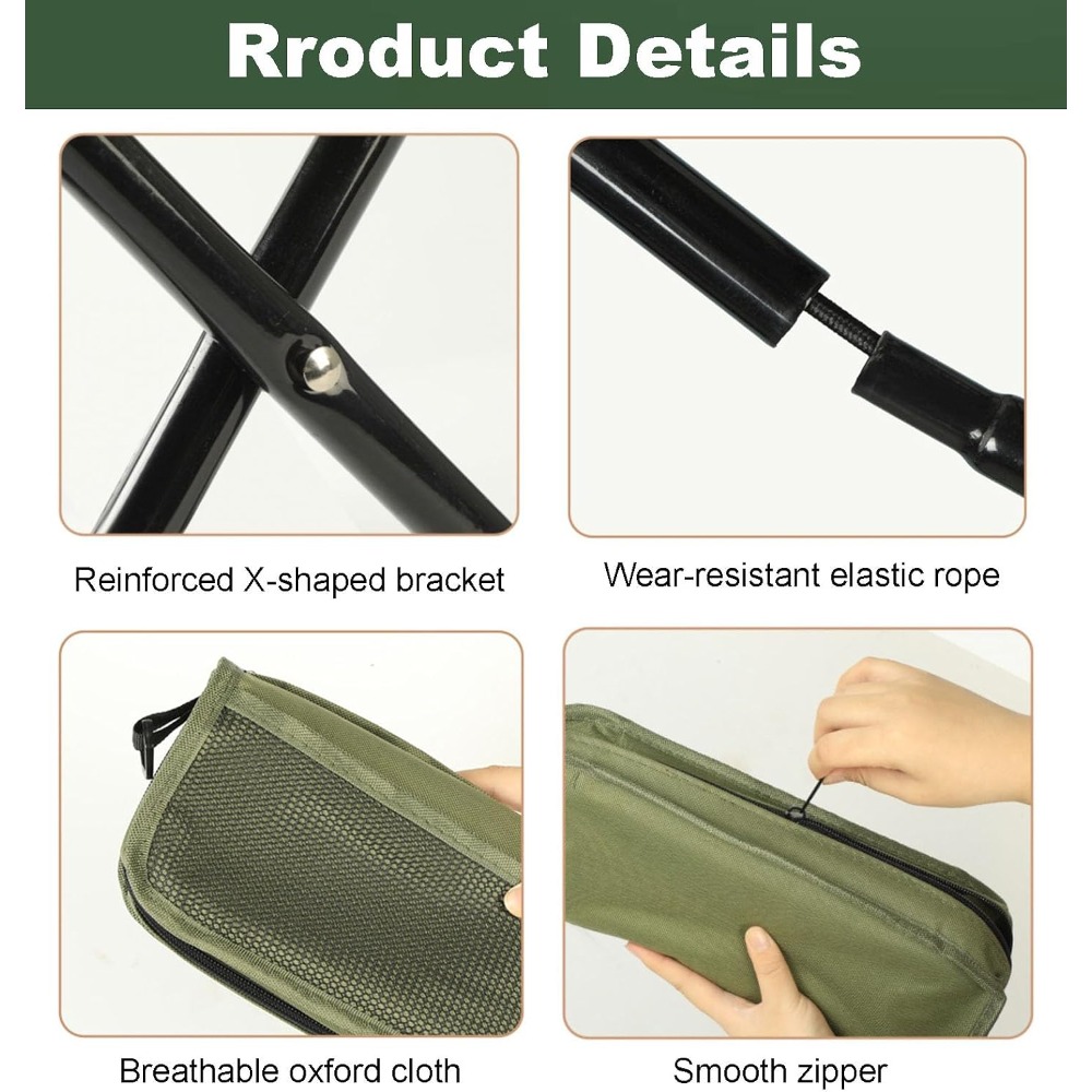 Draagbare opvouwbare kruk, dra - Fishing Kit Compact recensie en prijs