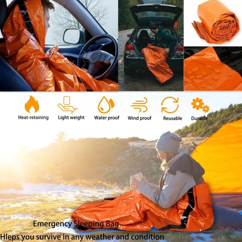 Draagbare waterdichte noodover - Bivy Bag Emergency recensie en prijs