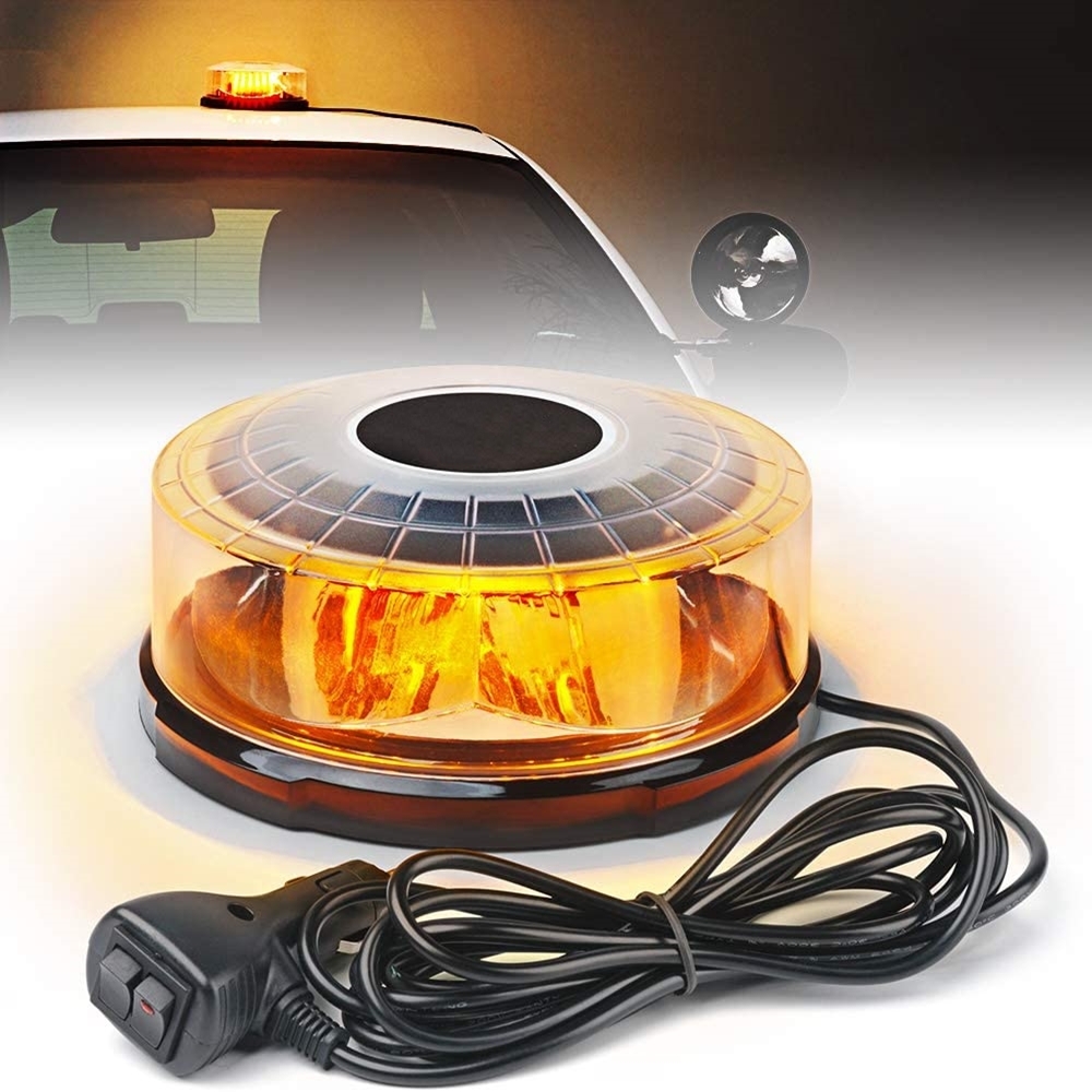 Gele 24 LED auto dakplafond ma - Sos Light Strobe recensie en prijs
