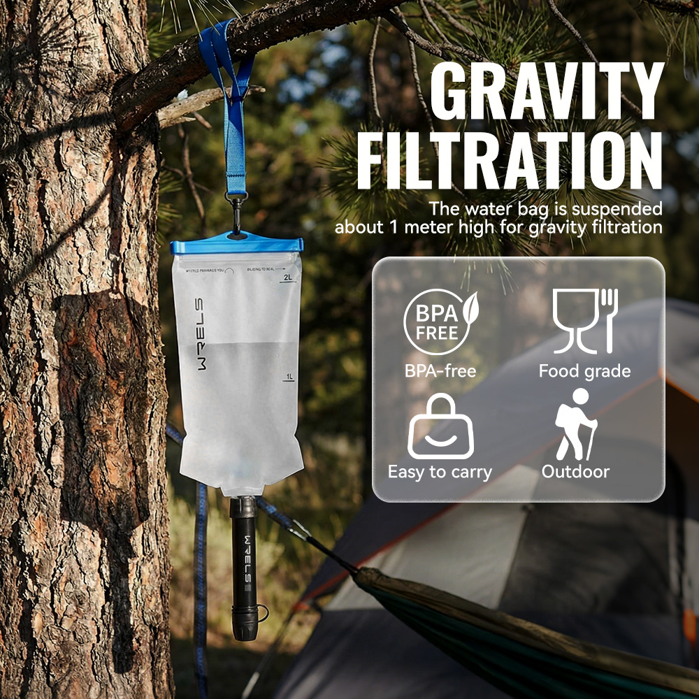 WRELS Outdoor Waterzuiveraar D - Water Purification Straw recensie en prijs