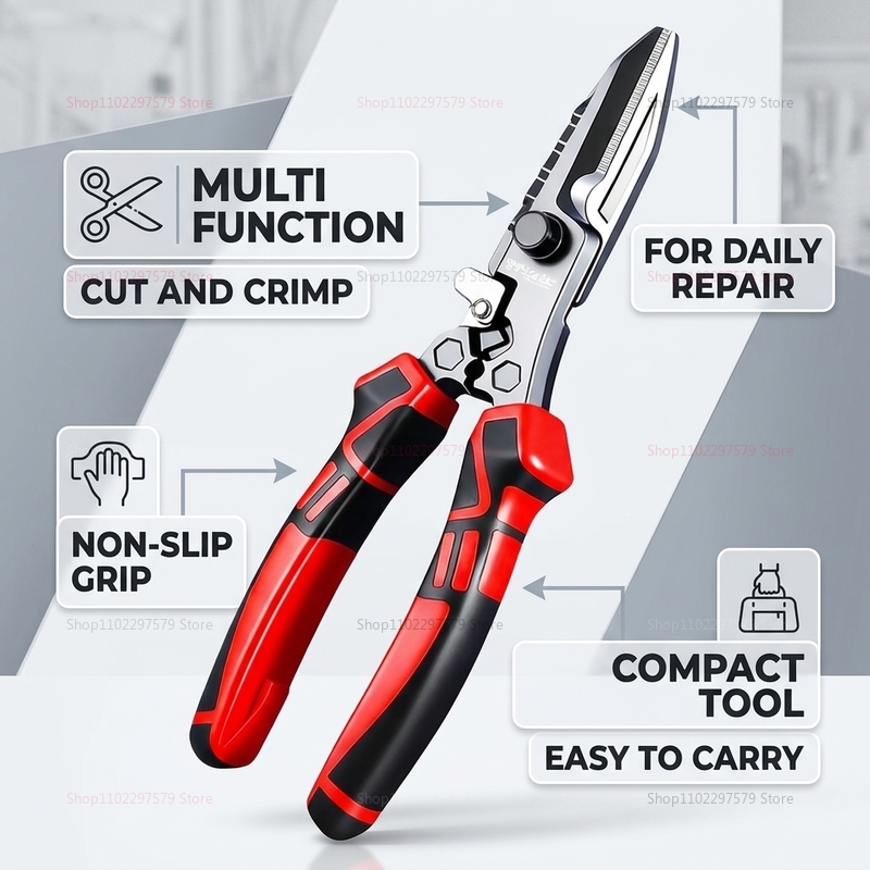 Multifunctionele elektriciensc - Multi Tool Plier recensie en prijs