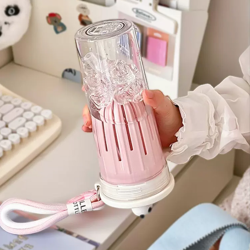 650ml Kawaii Waterfles Met Fil - Water Purification Straw recensie en prijs