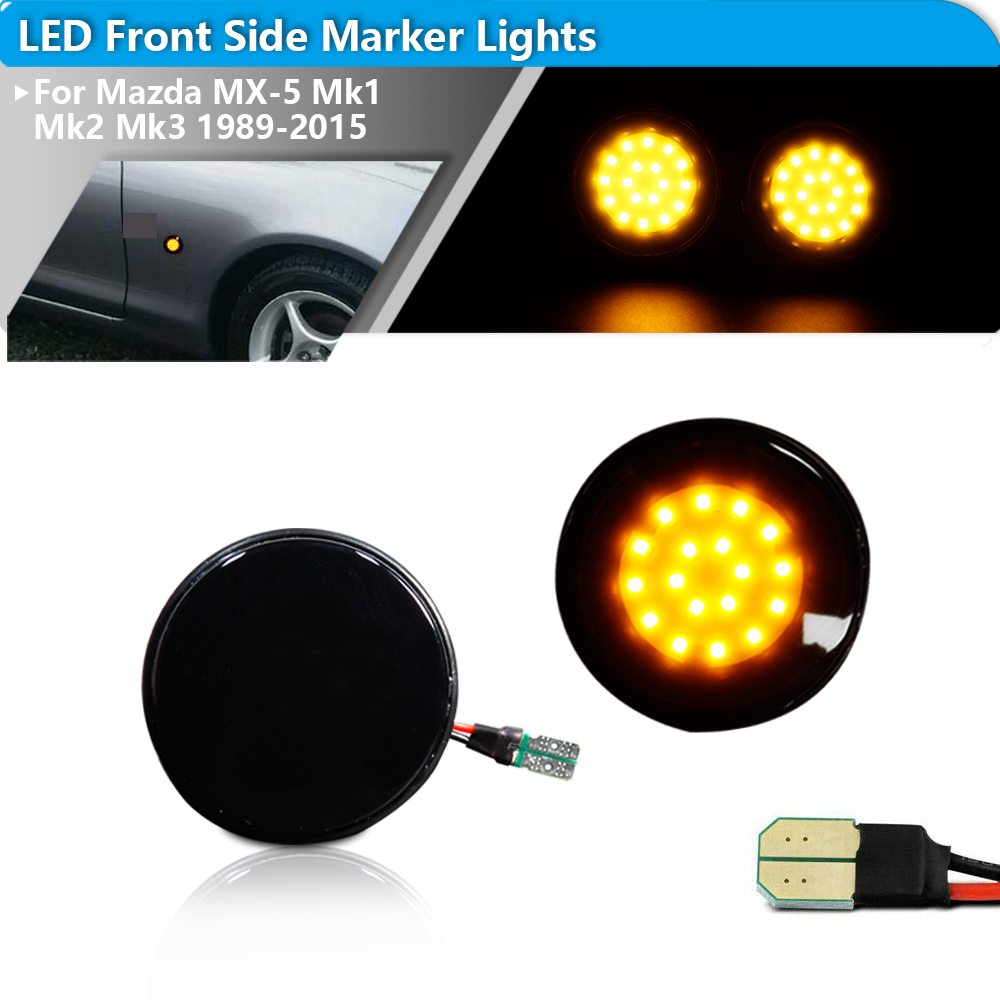 2 stks iJDM LED Front Zijmarke - Signal Panel Orange recensie en prijs