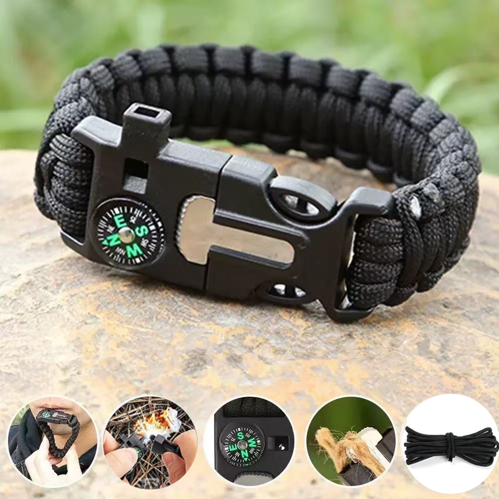 Vijf in één kompasarmband met  - Fire Starting Kit recensie en prijs