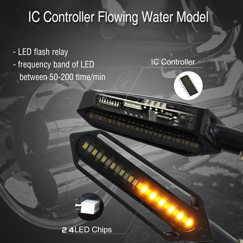 Motorfiets LED Richtingaanwijz - Sos Light Strobe recensie en prijs