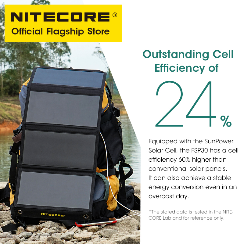 NITECORE FSP30 30W draagbaar z - Solar Emergency Charger recensie en prijs
