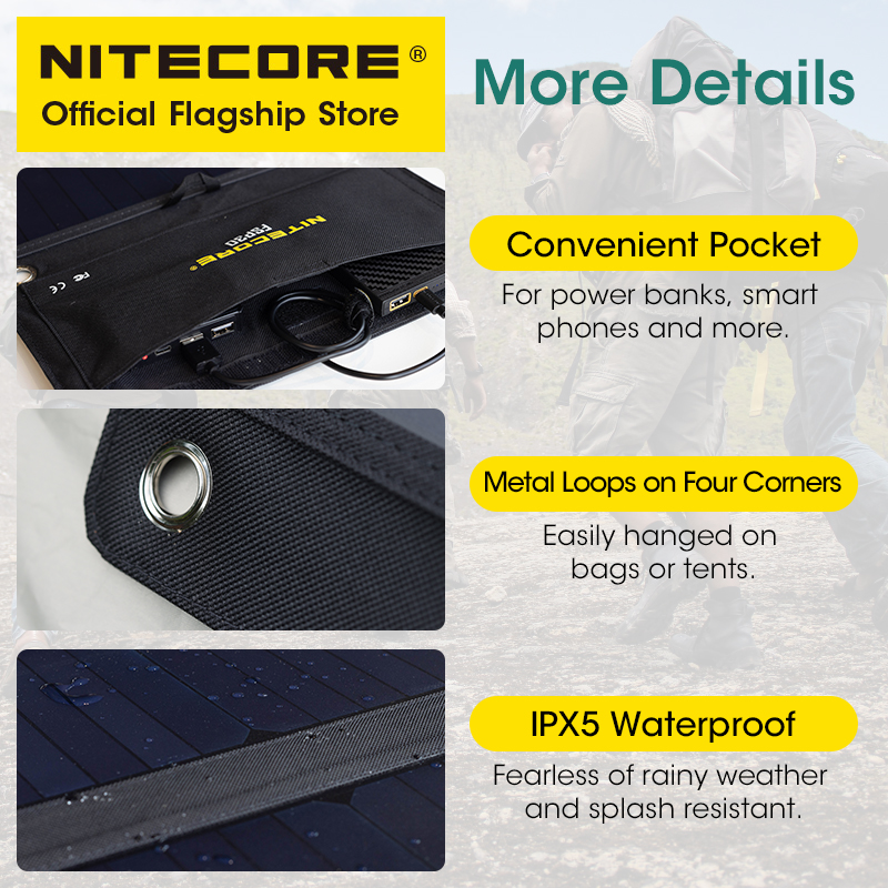 NITECORE FSP30 30W draagbaar z - Solar Emergency Charger recensie en prijs