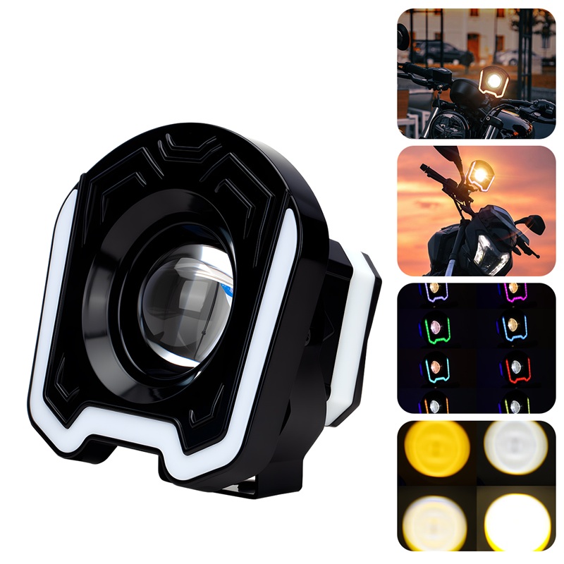 4 inch motorfiets LED-spot wit - Sos Light Strobe recensie en prijs