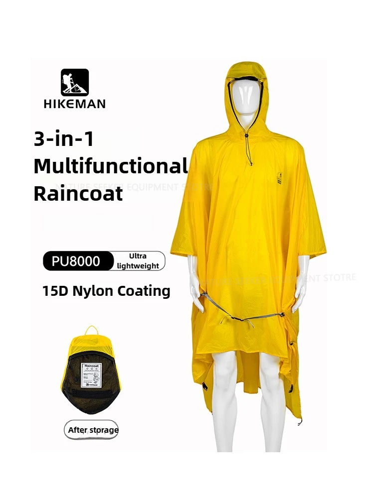 15D/210T Regenjas Waterdichte  - Emergency Poncho Rain recensie en prijs